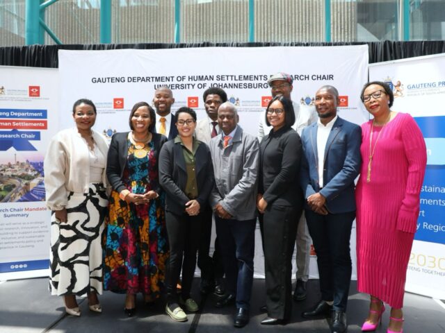 UJ Advances Public–Academic Partnerships with the Launch of the Gauteng Department of Human Settlements Research Chair