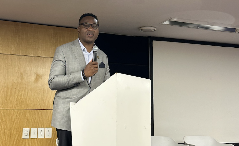 Professor Charles Maimela, Executive Dean of the Faculty of Law at the book launch