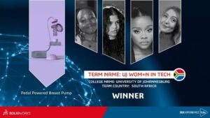 All-female UJ Wom+n in Tech team takes top honours for life-changing health design