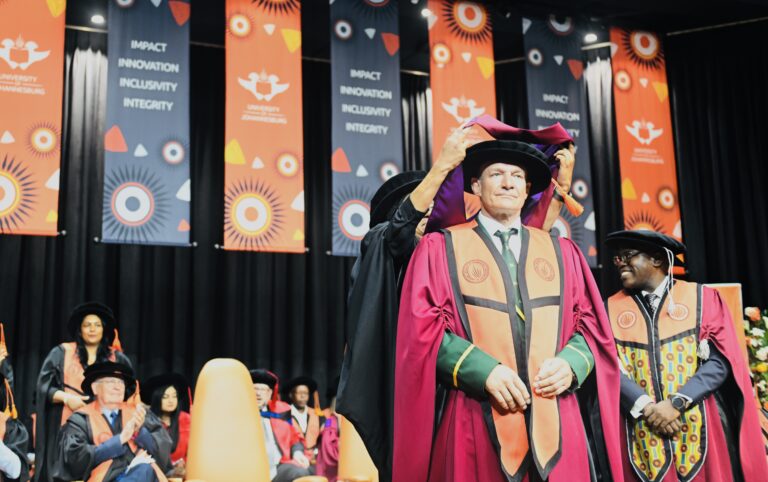 UJ confers Honorary Doctorate on Rugby legend and nation builder Francois Pienaar