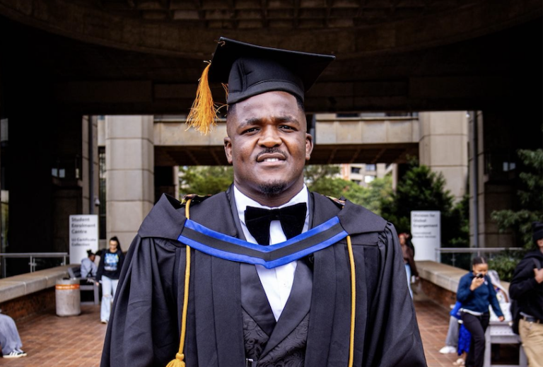 Leadership on and off the playing field: Msomi and UJ stars secure academic wins