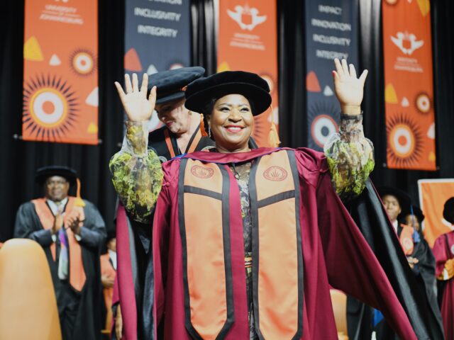 Tryphosa Ramano dedicates UJ Honorary Doctorate to the grandmother who taught her to lead