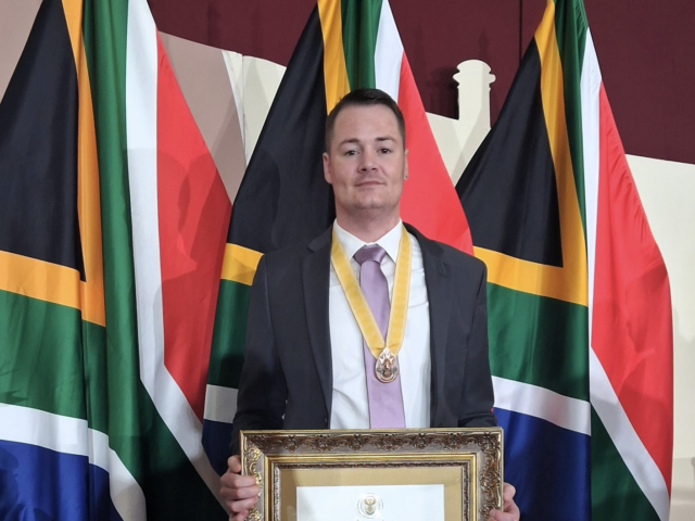 UJ Artist in Residence Gavin Krastin awarded Order of Ikhamanga in Bronze