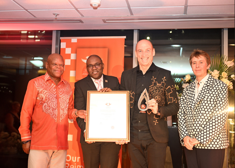 UJ Alumnus and Grammy winner Wouter Kellerman receives Order of Ikhamanga from President Ramaphosa