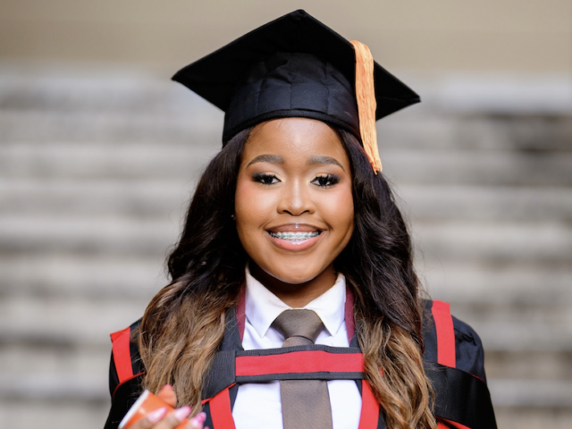 UJ LLM graduate receives the Vice-Chancellor’s Award for outstanding academic achievement