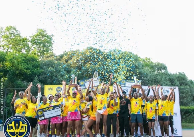 UJ1 Team crowned champions of the Gauteng Netball Super League. Pictures supplied by Gauteng Netball Super League